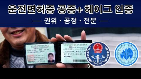 면허증공증인증