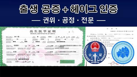 출생공증인증